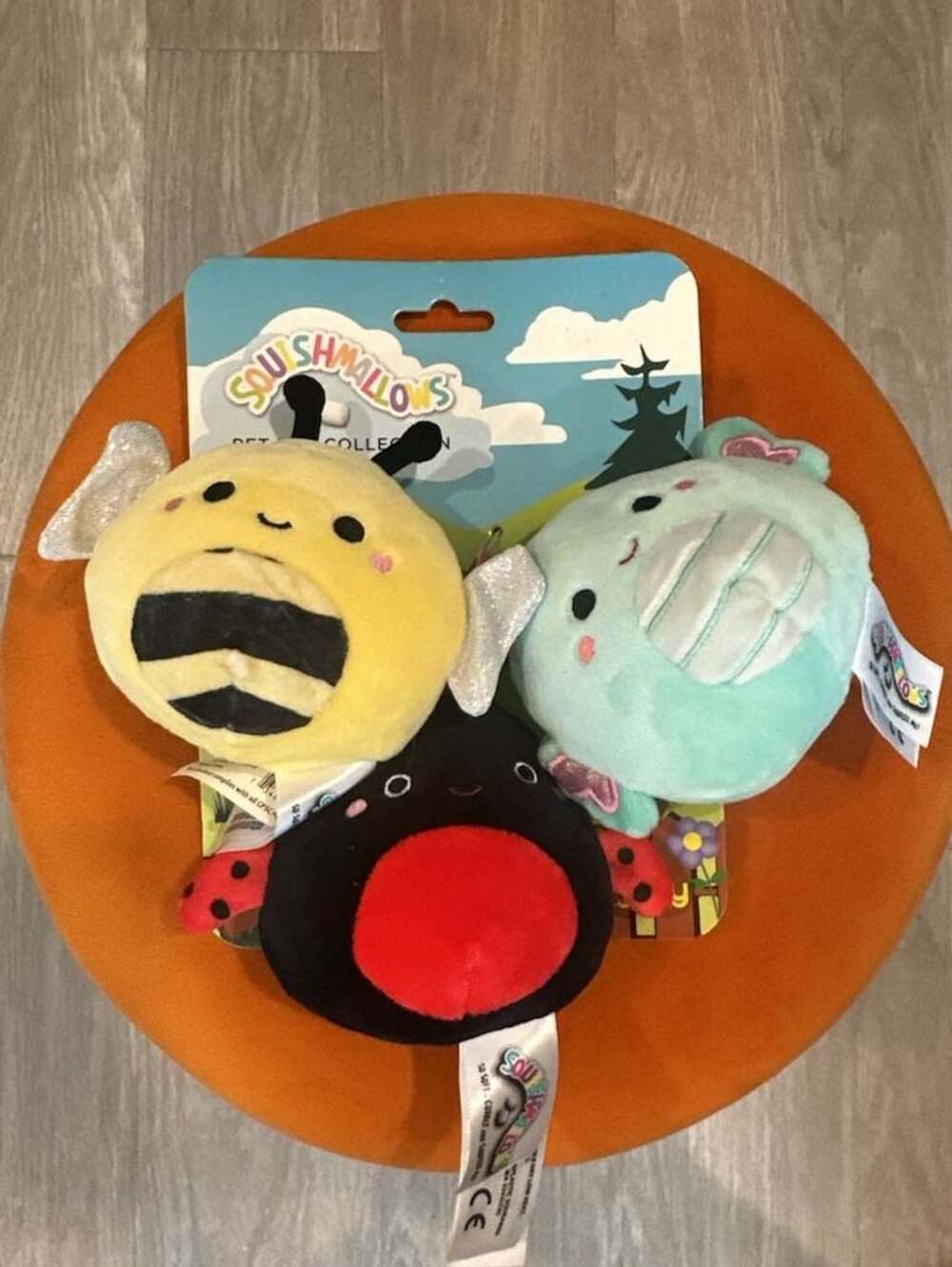 Squishmallows Bug Squishmallow Set 3.5" with Squeaker 3 Assorted